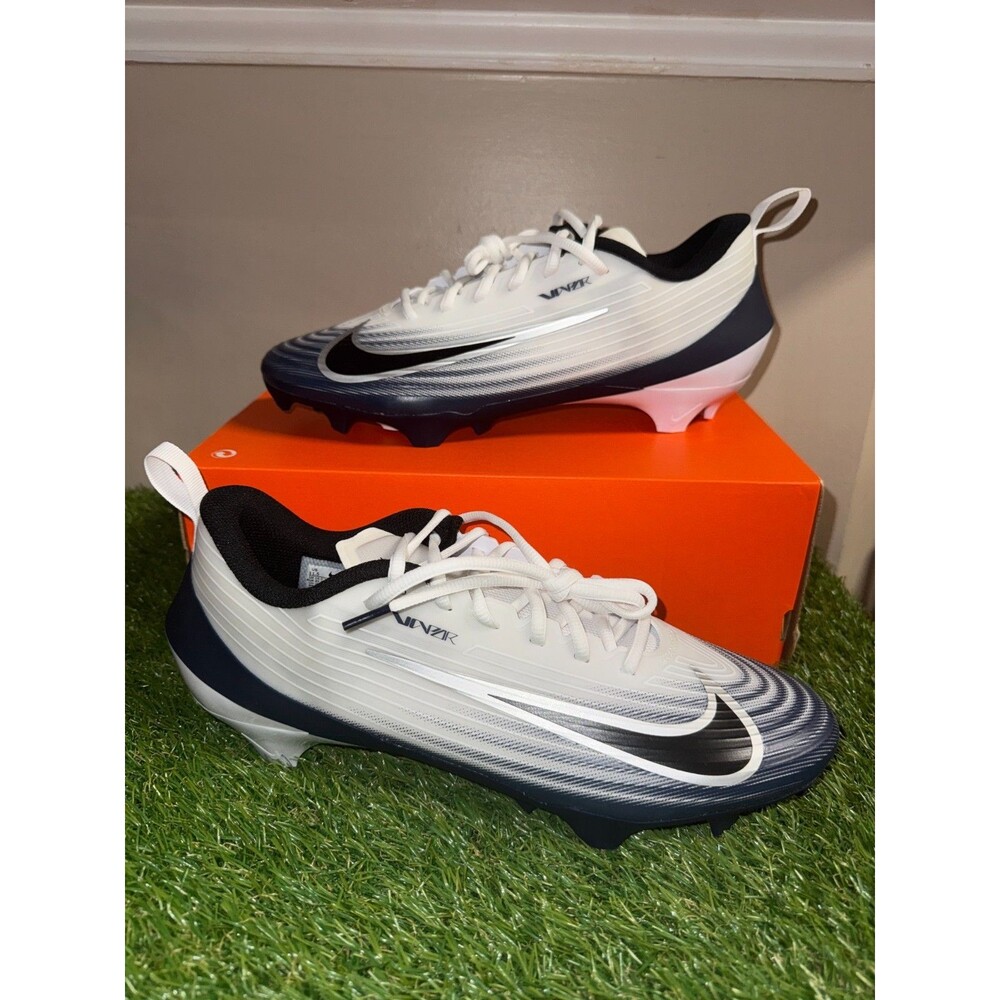 Mens 11.5 Nike Vapor Speed 3 TB Football Cleats White Navy Shoes HM8849-103 NEW
